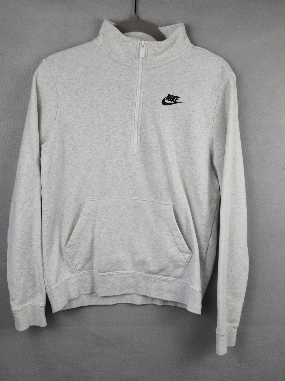 Nike Men's Light Gray Quarter-Zip Pullover